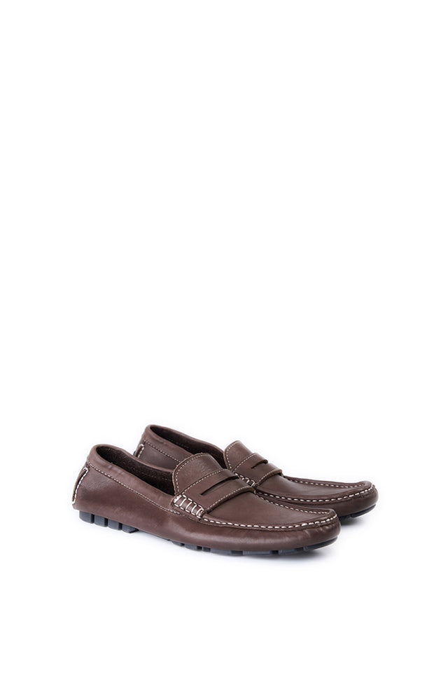 Driver Moccasin Dk Brown