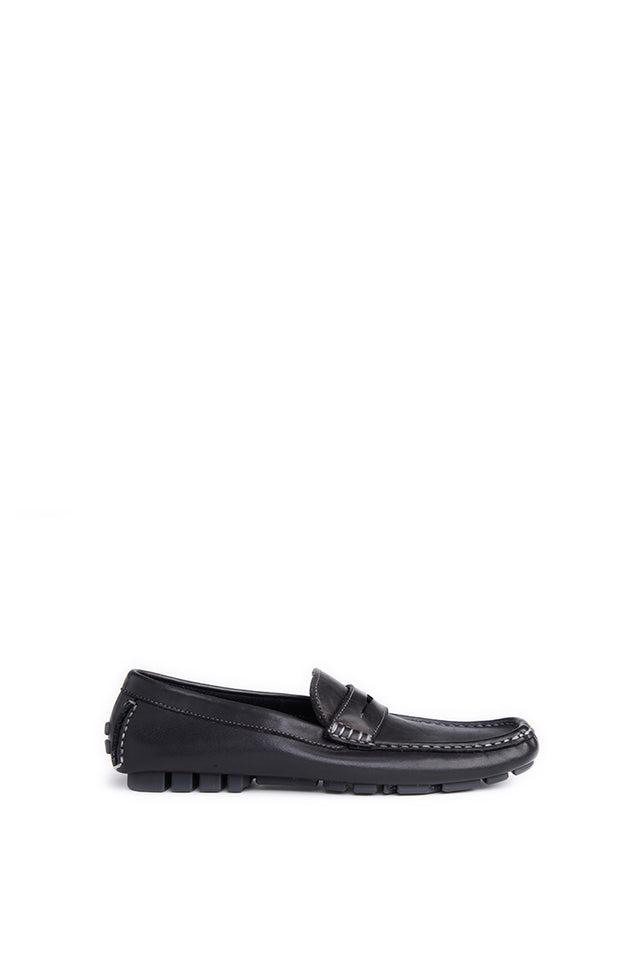 Women Driver Moccasin Black