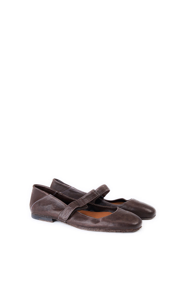 Ballerina Laccio Dk Brown