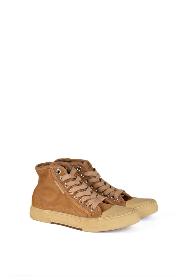 Vulcanize Ankle Boot Light Brown