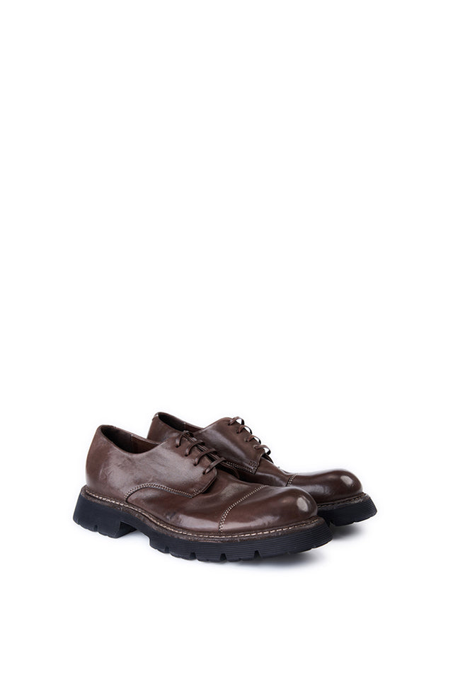 Toe Derby Dark Brown